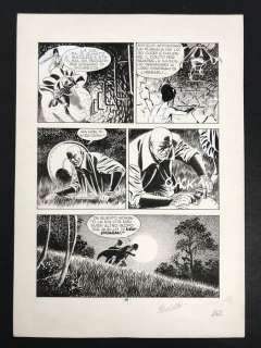 Tex n. 445 - Civitelli - tavola originale "La notte degli zombie" - Page volante | Catawiki