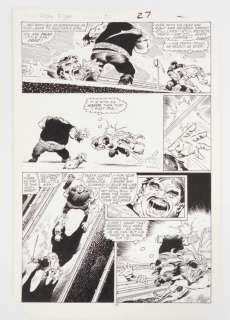 Marvel Comics Alpha Flight #31 PG.20 Original Art | Bruneau & Co. Auctioneers