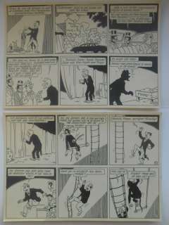 De Moor, Bob - Originele pagina - Nonkel Zigomar, Snoe en Snolleke - De witte maw-maw - (1953) | Catawiki