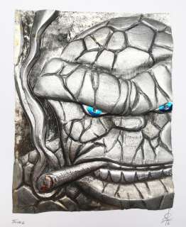 ComicCAN - ORIGINAL Artwork by Chris Duncan THING on inside of STELLA can - ComicCAN - (2016/2016) | Catawiki