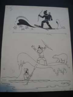 Vandersteen, Willy - Originele pagina Zoo ik 4 - Zoo ik een eskimootje was - (1945) | Catawiki