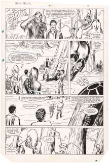 STAR WARS #94 COMIC BOOK PAGE ORIGINAL ART BY CYNTHIA MARTIN. | Hake’s
