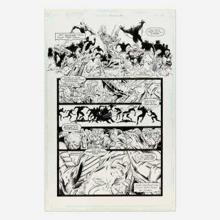 Ed Benes and Rus Sever, Deathstroke, the Terminator Annual #3 Story Page 6 Original Art (D.C. Comics, 1994) | Landry Pop Auctions