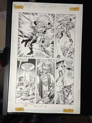 Comic Book Art Forgotten Realms DUNGEONS AND DRAGONS Storyboard Vintage DC MT | eBay US (Buy It Now)