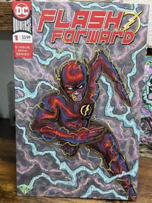 Comic Book Sketch Cover - Flash Forward #1 - Original Art by Wes Losher | eBay US (Buy It Now)
