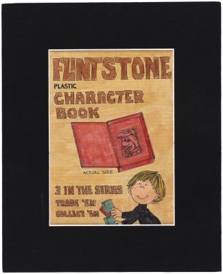 THE FLINTSTONES/GENERAL MILLS MONSTERS/CAP’N CRUNCH 1970s CHARACTER BOOK PREMIUM LOT WITH ORIGINAL ART & PROTOTYPES. | Hake’s