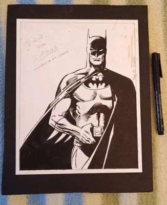 A magnificent original illustration of Batman by Tony DeZuniga | eBay US (Buy It Now)