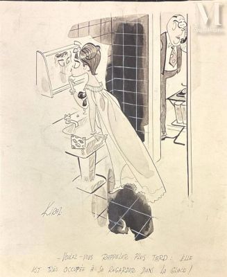 Kiraz Edmond Kirazian, Dit (1923-2020) | Lot 135 : Les Parisiennes. | Millon