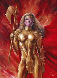 Fred Ian - Thena Marvel Unbound Upper Deck Trading Card Art