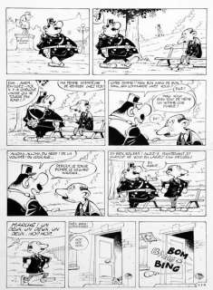 Kox - L‘Agent 212, planche n°41A Ã  l‘encre de Chine pu…