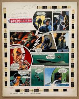  - THUNDERBIRDS (1969) - ORIGINAL ARTWORK from TV21 C