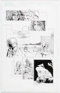 Michael Turner, Duy Truong (As D-Tron), And Others | Witchblade #4 Story Page 4 Original Art (Image, 1996). | Heritage