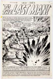 Dick Ayers And John Severin | Captain Savage and his Leatherneck Raiders #10 Splash Page Original Art (Marvel Comics, 1969). | Heritage