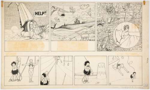 Winsor McCay Jr. (Robert McCay) Little Nemo in Slumberland Sunday Comic Strip Original Art (Philadelphia Record, 1... | Heritage