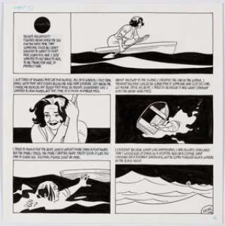 Jaime Hernandez New York Times Magazine - Love and Rockets Story Page Maggie Original Art (N... | Heritage