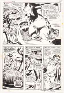 Gene Colan And Joe Sinnott | Captain America #124 Story Page 11 Original Art (Marvel, 1970). | Heritage