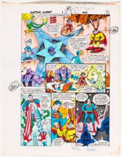 Carl Gafford Captain Carrot and His Amazing Zoo Crew #1 Story Page 26 Production Color Guide... | Heritage
