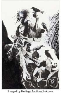 Jason Alexander - Sandman (Dream) Specialty Illustration Original Art (undated).... | Heritage