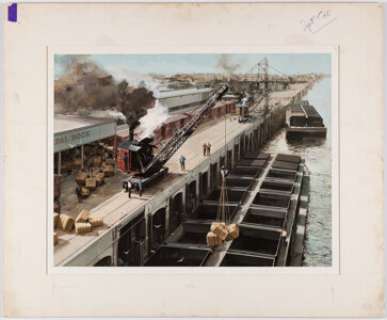 John Conrad Berkey | Bucyrus Erie 1968 Calendar "September/October" Painting Original Art (Bucyrus Erie, 1967).... | Heritage