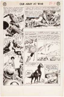 Joe Kubert | Our Army at War #137 Story Page 12 Original Art (DC, 1963).... | Heritage