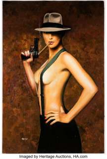 Lesser, Ron | Ron Lesser Revenge on the Rocks Painting Original Art (undated).... | Heritage