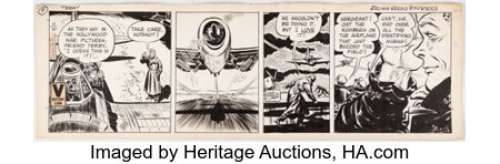 Caniff, Milton | Milton Caniff Terry and the Pirates Daily Comic Strip Original Art dated 11-16-45 (News Syndicate, 1945). ... | Heritage
