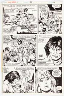 Buscema, John | John Buscema and Ernie Chan Conan Annual #4 Story Page 32 Original Art (Marvel, 1978).... | Heritage