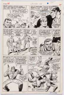 Ayers, Dick | Dick Ayers and John Tartaglione Sgt. Fury #38 Story Page 2 Original Art (Marvel, 1967). ... | Heritage