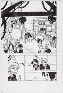 O‘Malley, Bryan Lee - Bryan Lee O‘Malley Scott Pilgrim #5 - Scott Pilgrim vs. The Universe Story Page 20 Original Art (Oni P...