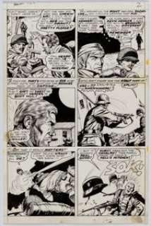 Ayers, Dick | Dick Ayers and Syd Shores Sgt. Fury #86 Story 2 Original Art (Marvel, 1970).... | Heritage
