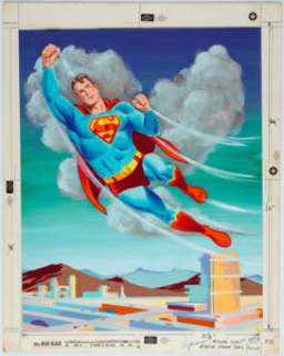 Whitman Artist | Whitman Artist - Superman Frame Tray Puzzle #4428 Box Cover Painting Original Art (Whitman, 1963).... | Heritage