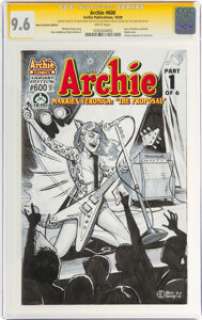 Unidentified Artist - Superhero Sketches | Ben Dewey Archie Comics #600 Hero Initiative Sketch Edition Original Art - Signature Series (Archie, 2009) CGC NM+... | Heritage