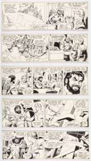 Barry, Dan | Dan Barry Flash Gordon Consecutive Daily Comic Strip Original Art Group of 11 (King Features Syndicate, 1987).... (Total: 11 Original Art) | Heritage