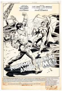 Swan, Curt | Curt Swan and Sal Amendola The Superman Movie Special #1 Splash Page 1 Original Art (DC, 1983).... | Heritage