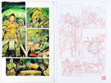 Marvel Artist - Tyler Crook Deadpool #7 "Armed and Dangerous" Story Page 3 Original Art Group of 2 (2016).... (Total: 2 Original Art)