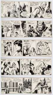 Barry, Dan | Dan Barry Flash Gordon Consecutive Daily Comic Strip Original Art Group of 13 (King Features Syndicate, 1987). ... (Total: 13 Original Art) | Heritage