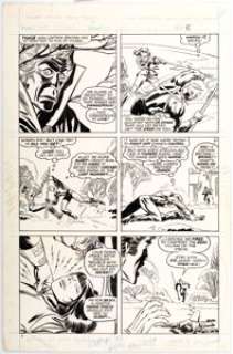 Trimpe, Herb | Herb Trimpe and Fred Kida Captain Britain #10 Story Page 6 Original Art (Marvel UK, 1976).... | Heritage