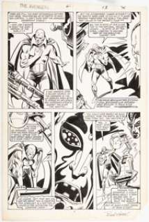Hall, Bob | Bob Hall and Joe Sinnott The Avengers #251 Story Page 9 Vision Original Art (Marvel, 1985).... | Heritage