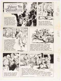Murphy, John Cullen | John Cullen Murphy Prince Valiant #3095 Sunday Comic Strip Original Art dated 6-2-1996 (King Features Syndicate, 1... | Heritage