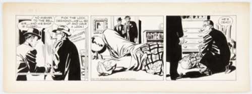 Raymond, Alex | Alex Raymond Rip Kirby Daily Comic Strip Original Art dated 3-2-50 (King Features Syndicate, 1950). ... | Heritage