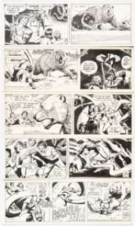 Barry, Dan | Dan Barry Flash Gordon Consecutive Daily Comic Strip Original Art Group of 9 (King Features Syndicate, 1987).... | Heritage