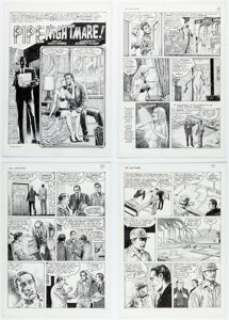 Alcala, Alfredo | Alfredo Alcala Pipe Nightmare Complete 8-Page Unpublished Story Original Art (c. 1970s).... (Total: 8 Original Art) | Heritage