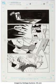 Maguire, Kevin | Kevin Maguire and Terry Austin The Adventures of Captain America #3 Story Page 4 Original Art (Marvel, 1991).... | Heritage