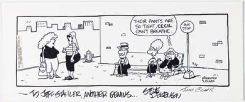 Clark, Todd - Todd Clark Lola Daily Comic Strip Original Art dated 8-8-01 (Tribune Media Services, 2001)....