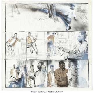 Sienkiewicz, Bill - Bill Sienkiewicz Big Numbers #3 Unpublished Story Page 6 Original Art (Mad Love Publishing, 1990)....