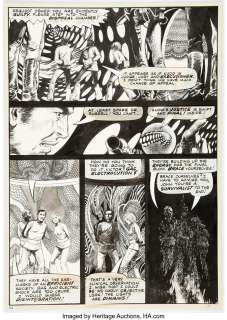 Charlton Artist - Vicente Alcazar Space: 1999 (Magazine) #2 "E Pluribus Unum" Story Page 14 Original Art (Charlton, 1975)....