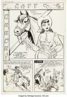 Woggon, Bill - Bill Woggon Katy Keene Comics #35 Story Page 1 Original Art (Archie, 1957)....