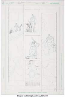 Quitely, Frank - Frank Quitely and Jamie Grant All Star Superman #2 Story Page 10 Original Art (DC, 2006). ...