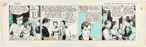 Caniff, Milton | Milton Caniff Terry and the Pirates Daily Comic Strip Original Art dated 10-9-36 (Chicago Tribune-N.Y. News Syndic... | Heritage
