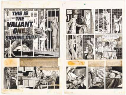Graham, Billy | Billy Graham Monsters Unleashed #11 Near-Complete Story Original Art Group of 10 (Marvel, 1975).... (Total: 10 Original Art) | Heritage